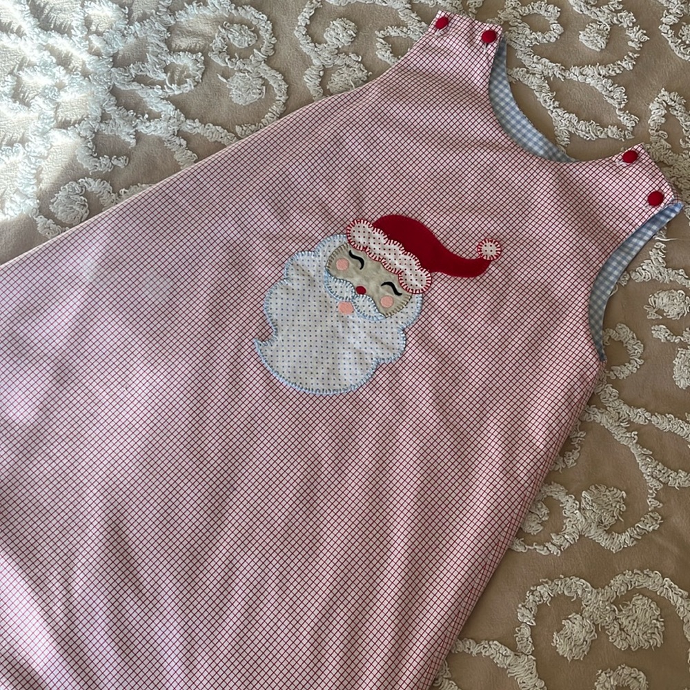 Shrimp & Grits Kids reversible holiday dress for girls size 7